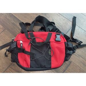 Pinecreek‎ Natures Outdoor Gear Hiking Camping Fanny Pack Red/Black